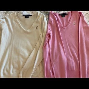 Ralph Lauren Sport V-neck Sweaters! ♥️🌸